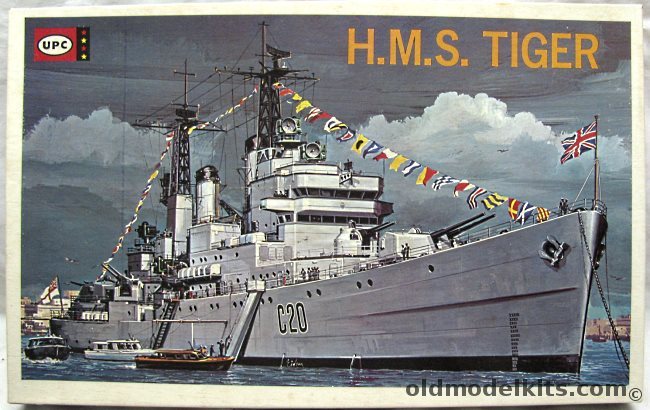 UPC 1/415 HMS Tiger C20 Cruiser, 5014-3-400 plastic model kit